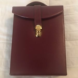 Leather Travel Jewelry Case